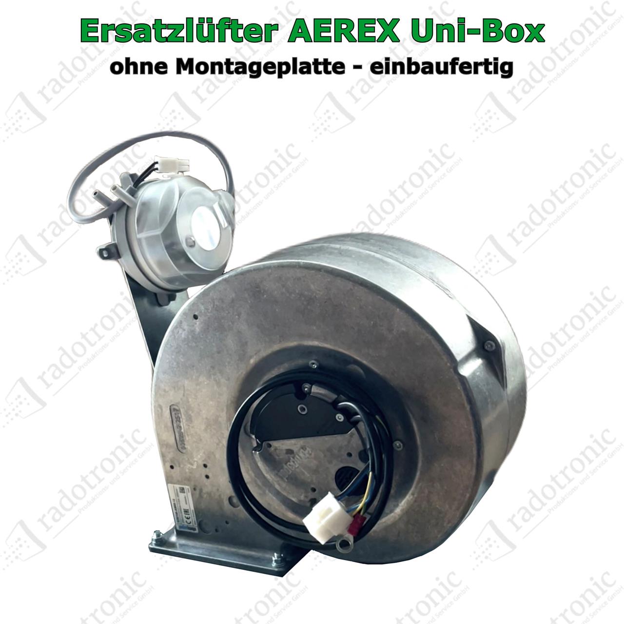 Ersatzventilator für Aerex Uni-Box R-300-01 (Modell bis ca. 2017/18)